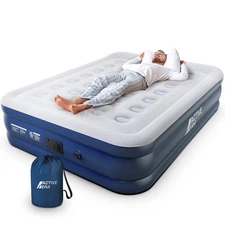 Active Era Premium 20" Queen Air Mattress with Built in Pump, Raised Pillow, ...