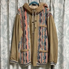 COOGI suede knit jacket