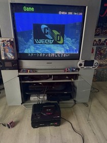 MEGA CD Console SEGA Genesis System Color Black Partially Works