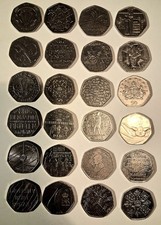 Great British Coin Hunt - Good Condition Circulated 50p Coins