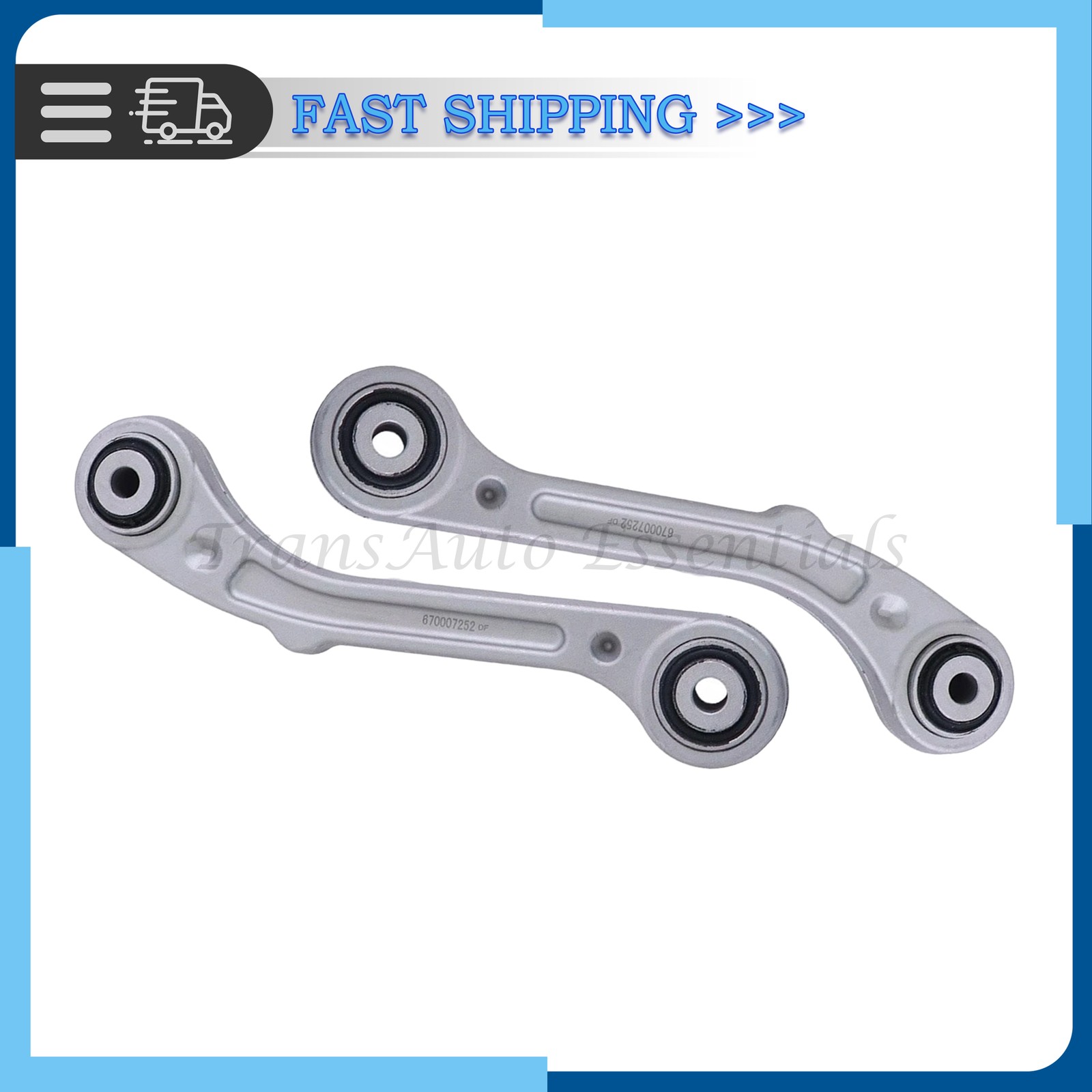 2PCS 670007252 Fits Maserati Ghibli Quattroporte Rear Suspension Control Arm Kit