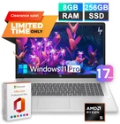 2026 HP Pavilion Laptop Computer 17 AMD Ryzen 5 8GB RAM & 256GB SSD Office 2024