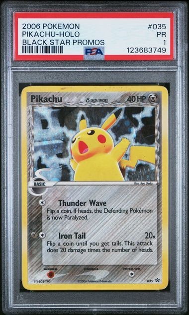 PSA 1 Pikachu 035 Delta Species Black Star Promos Value Pack *POP