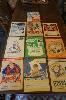 lot 10 protèges cahiers publicitaires anciens (173)