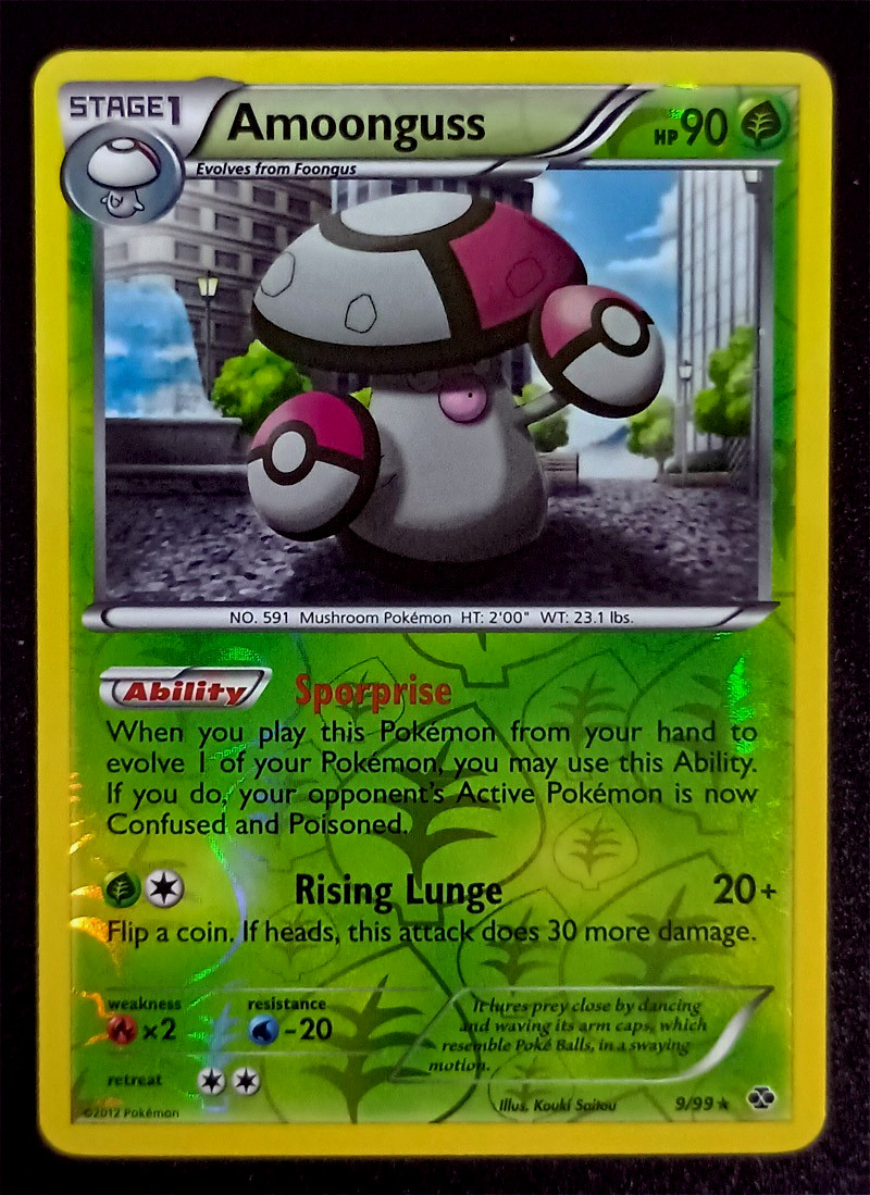 Amoonguss 9/99 Reverse Holo Rare Next Destinies NM with Free eBay Shipping
