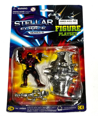 Vintage Chap Mei Stellar Force Series III Techno Ninja 54mm Figure MOC NIB