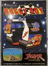 Atari Jaguar Buggy Boy Cartridge Complete CIB 1 Of 1 Speed Buggy Ultra Rare