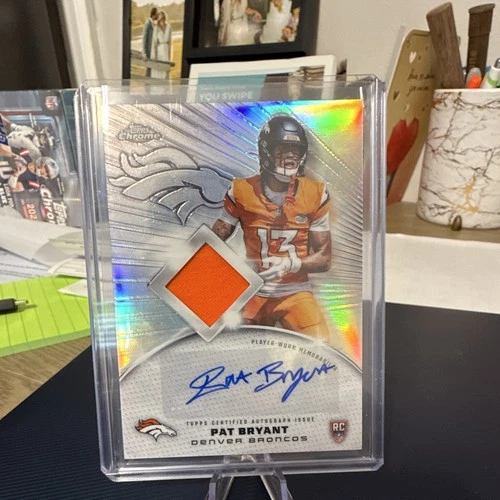 2025 Topps Chrome Pat Bryant Rookie Patch Autographs (RAW)