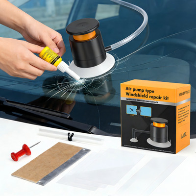 Glas Reparatur Set Windschutzscheibe Steinschlag Komplett Auto Flüssigkeit Profi