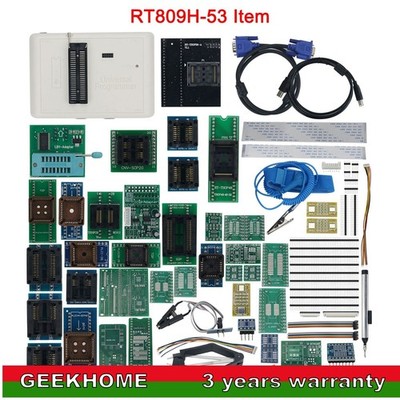 RT809H-53 Item Universal Programmer EMMC-Nand FLASH Programmer + 53 Items gh23