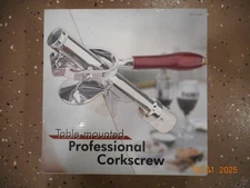 Professional Countertop / Table Mount Corkscrew Wine Bottle Opener Champagne