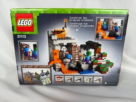 LEGO Minecraft Lot: The Cave (21113), The Farm (21114), Alex+Chicken (21149) New