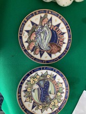 Oroscopo Piatti da muro in ceramica del segno dei Pesci e Acquario