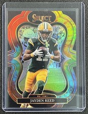 JAYDEN REED 2025 PANINI SELECT #366 SUITE LEVEL TIE-DYE PRIZM 15/25 PACKERS