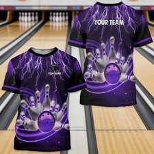 Personalized Name Bowling 3D Shirts, Costume Name Bowling 3D Shirt V163