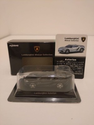 Kyosho Lamborghini Asterion Mini Car Black 1/18 Scale [Age 13+]