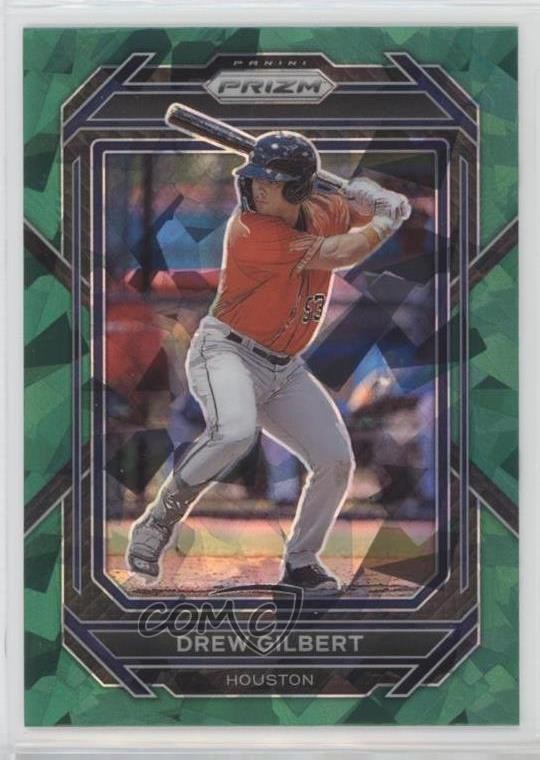 2023 Panini Prizm Green Ice Prizm Drew Gilbert #65 0c2