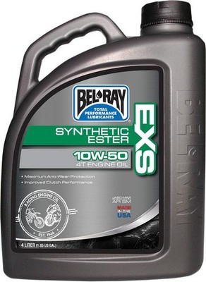 Bel-Ray EXS Synthetic Ester Blend 4T Engine Oil 10W-50 4 Liter