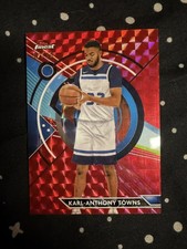 2024 Topps Finest Karl Anthony Towns Red Common /10 🔥 Knicks