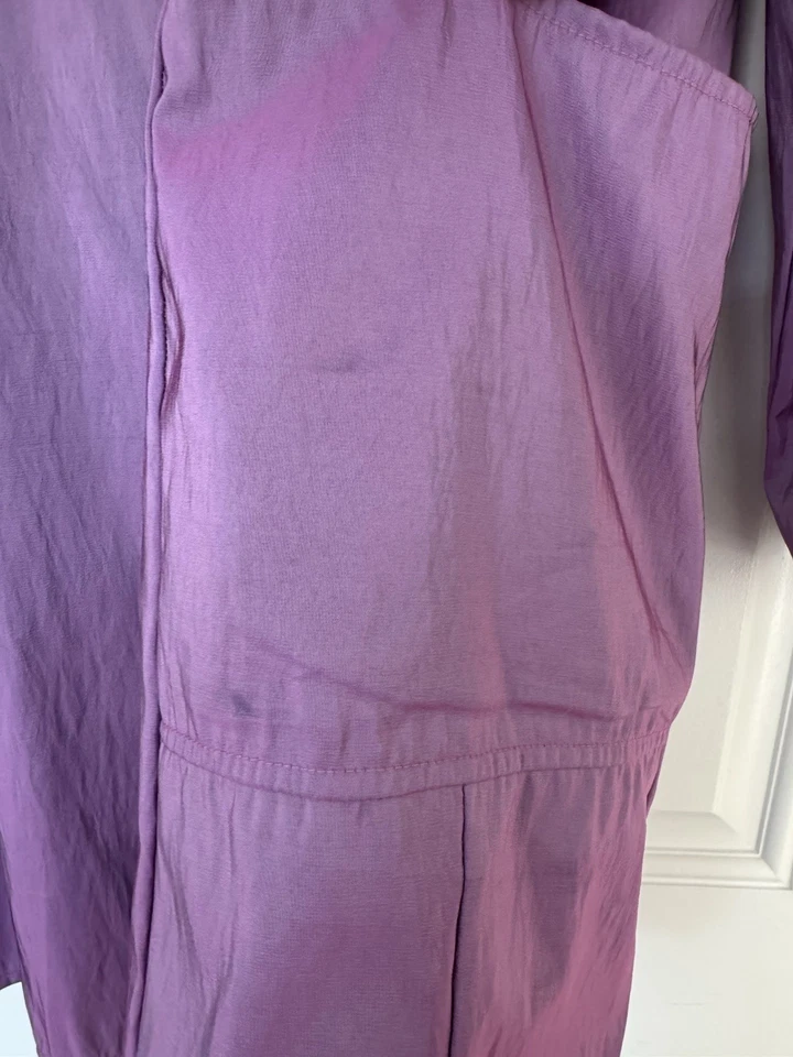 Chaqueta para mujer Maralyce Ferree irredescente talla M púrpura cierre a presión Foto 4 de 4