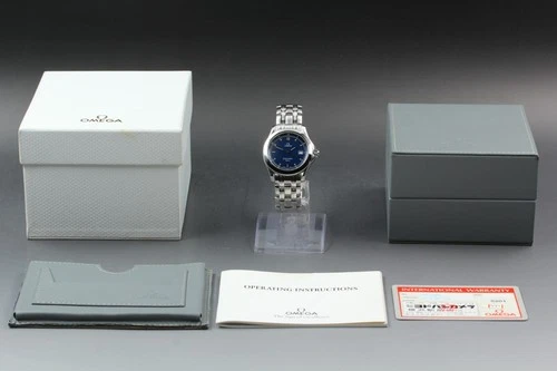 [w/ Box Paper] OMEGA Seamaster 120m Cal.1438 Quartz 2511.80 Blue Dial 37mm Men's
