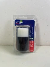 Leviton Plus + Pro Black & White Locking Connector 30A 125V 2613-CS 2P 3W