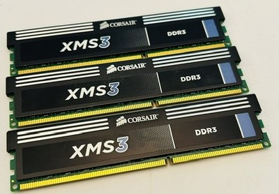 6 GB (3 x 2 GB) Corsair XMS3 CMX6GX3M3A1600C9 DDR3-1600MHz PC3-12800 Desktop-Speicher