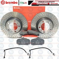 PAAR ORIGINAL BREMBO BREMSSCHEIBEN VORNE FÜR PORSCHE 911 CARRERA 996 997 GTS 330mm