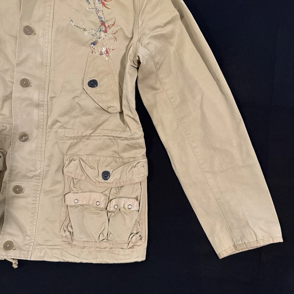 Double RL RRL Ralph Lauren Dragon US Military Field M65 Utility Jacket Coat - Image 4 of 4