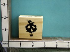 Partridge in a pear tree rubber stamp 17R