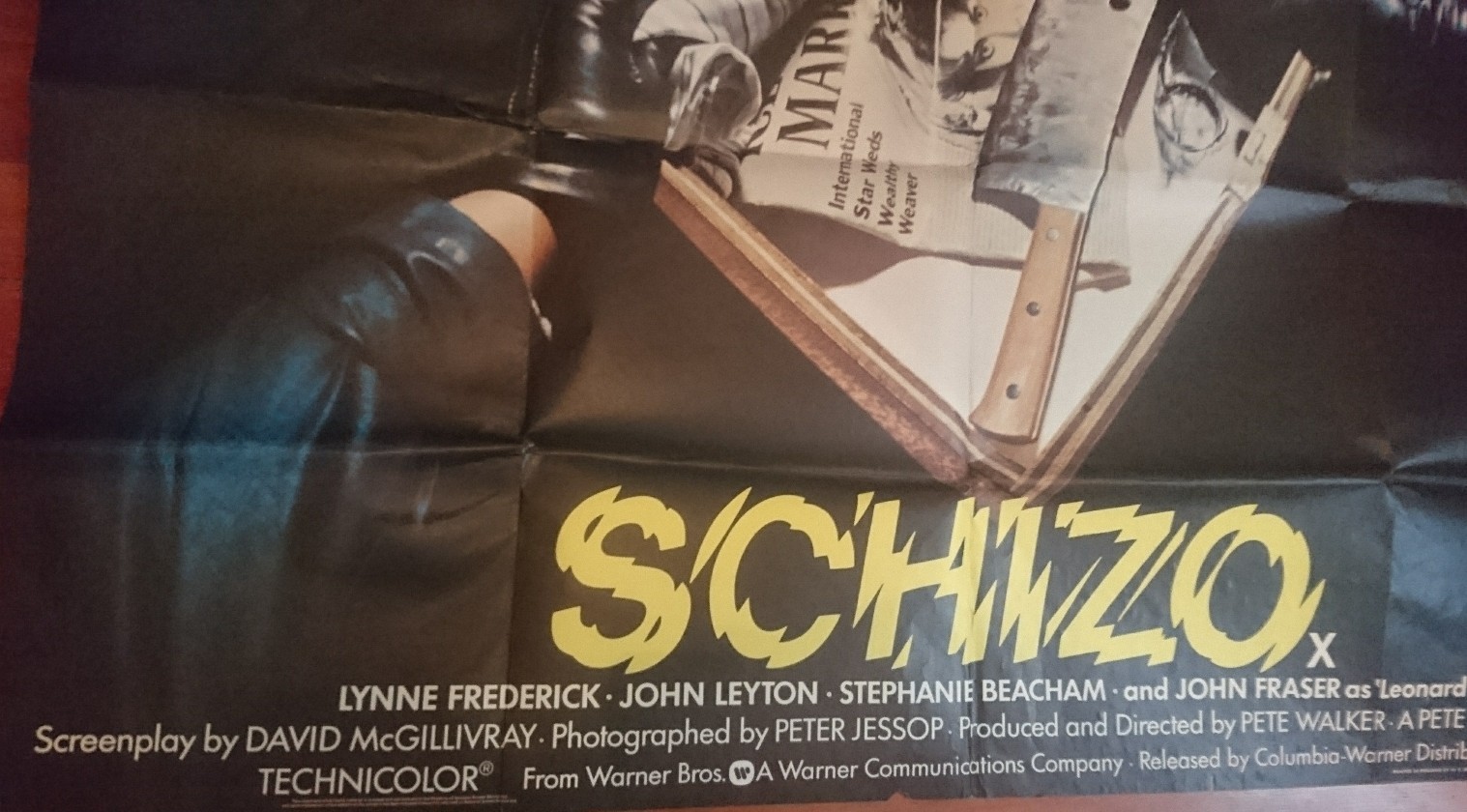 Schizo 1976 Original UK Quad Cinema Poster eBay