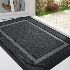 Front Door Mat Entrance Floor Rug Doormat Non-Slip Mat Indoor Outdoor Waterproof