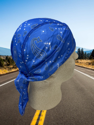 BIKER DU-RAG HEADWEAR Head Wrap Skull Cap Doo Do Rag Headband Bandana - Foto 13