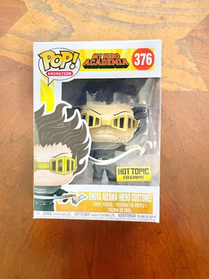 Funko Pop! Shota Aizawa Hero Costume #376 My Hero Academia Hot Topic W/Protector