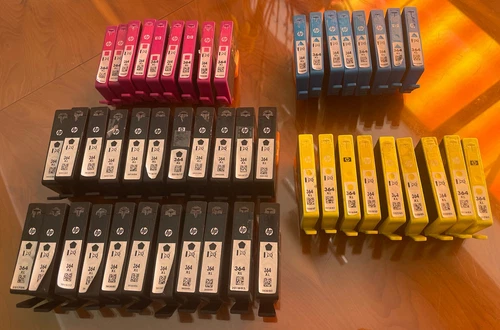 Original HP 364 xl Black (22x) Yellow (9x) Magenta 9x Cyan 8x XL LEER 48 Stück