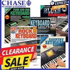 Brand New Learn To Play Keyboard Tutor Books - Keyboard Lessons Books CD -