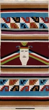Vintage South American Indigenous Woven Wall Hanging