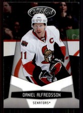 2010-11 Panini Certified #100 Daniel Alfredsson Ottawa Senators