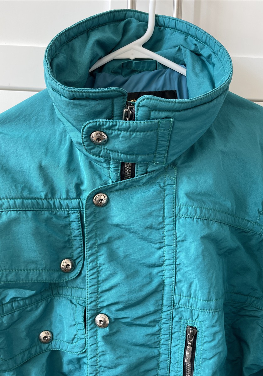 Vintage Descente Mens Sz S Small Ski Jacket 1980s Pristine Teal