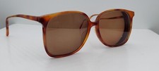 Vintage Optical Scholar Harvest Tortoise Oval Horn-Rim Sunglasses FRAMES ONLY