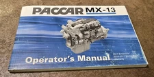 PACCAR  MX-13  OPERATORS MANUAL   Y53-1181-1G1   (Tag# 14112)  *READY TO SHIP*