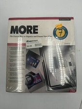 Vintage Symantec More Presentation Software For Macintosh 1990 Version 3.1