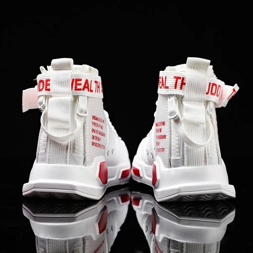 Men's Women's High Top Fashion Sports Shoes Comfortable Casual Outdoor Jogging - Picture 17 of 41