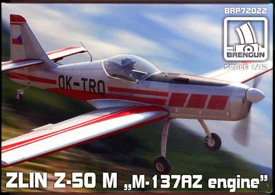 Brengun Models 1/72 ZLIN Z-50M with M-137AZ Engine Czech Sport Plane