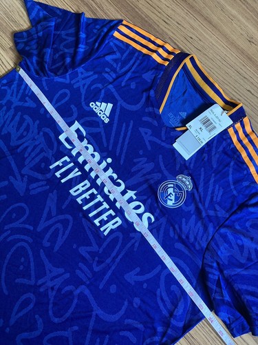 Real Madrid 2021-22 Authentic Auswärtstrikot Gr. XL Neu mit Karton #GM6775 - Bild 3 von 14