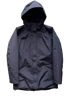 Mammut Chamuera Jacket Women's S Brown Full Zip Insulated Trench Goose Down