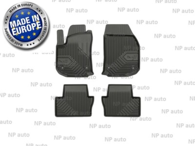 NEW LHD BLACK RUBBER FLOOR MATS LINERS ALL WEATHER FOR OPEL ZAFIRA B 2005-2011