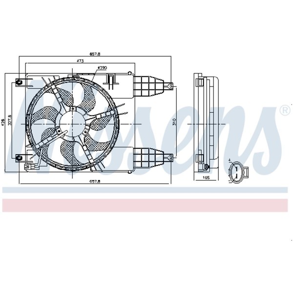 LüFter MotorküHlung FüR Chevrolet Aveo SchräGheck Aveo/Kalos Stufenheck-image