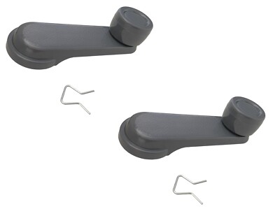 Auto Car Vehicle Plastic Door Window Winder Cranks Handle Lever Black