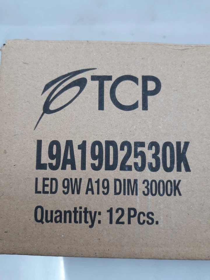 TCP L9A19D2541, 9W A19 LED BULB, 41K, DIMMABLE, Case of 12 - Image 4 of 4